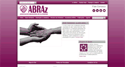 Desktop Screenshot of abraz.com.br