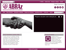 Tablet Screenshot of abraz.com.br